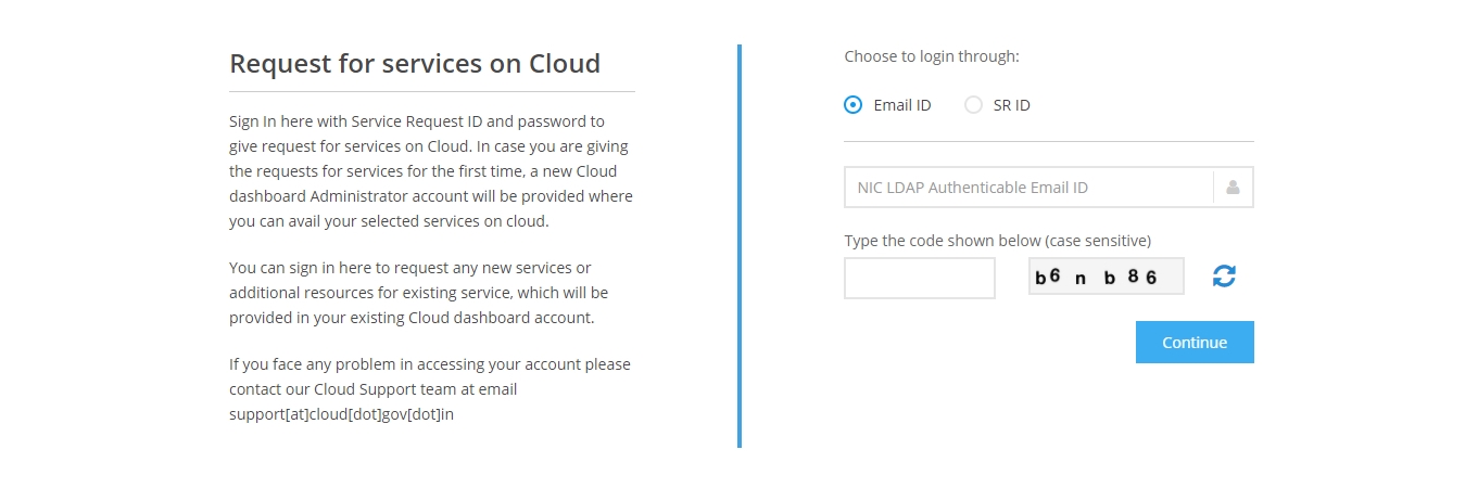 NICSI Cloud Services, Services Available on Cloud